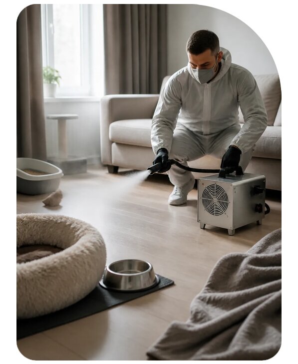 Устранение запаха животных в Выксе по цене от 3630 р. | Сенат-Вкс